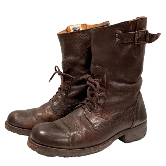 Frye Shoes - Frye Brown Leather Boots